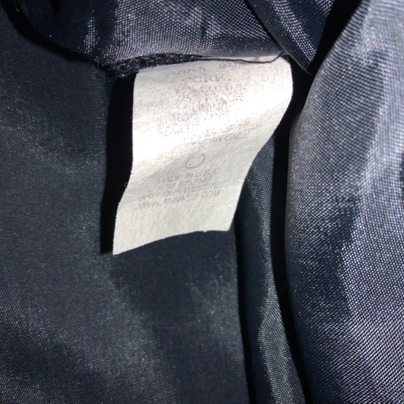 Anna Sui black lace dress Sz 12 crochet detail - Picture 10 of 10